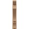 Ekena Millwork 6-in W x 30-in D x 36-in H Balboa Slat Rough Cedar Woodgrain TimberThane Outlooker, Primed Tan OUTUR060X30X36BOA24RCPR - alternate 3